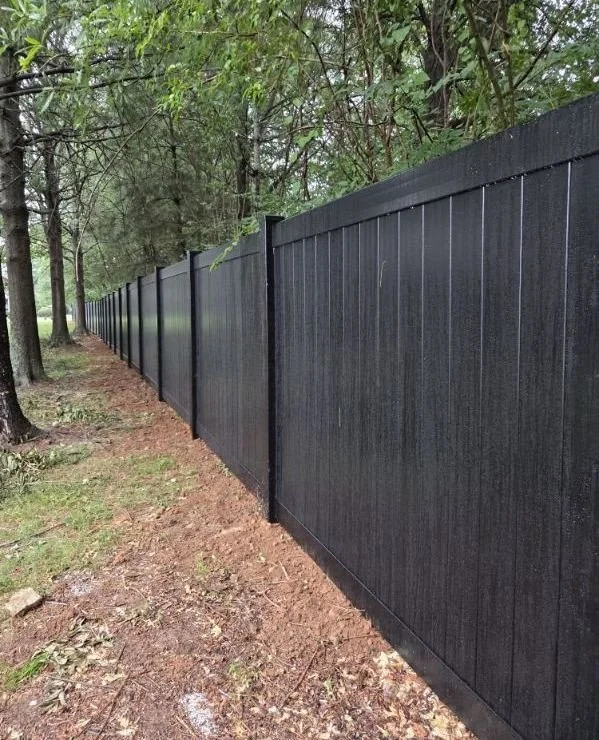 Modern and built to last! 🖤 This black privacy fence adds bold style and durability. Protection and design can go hand in hand. 🤠 Call a Kowboy today to get started or learn more on our website. Link in bio! ⁠
⁠
#Kowboy #KowboyUp #KowboyFence #Nash