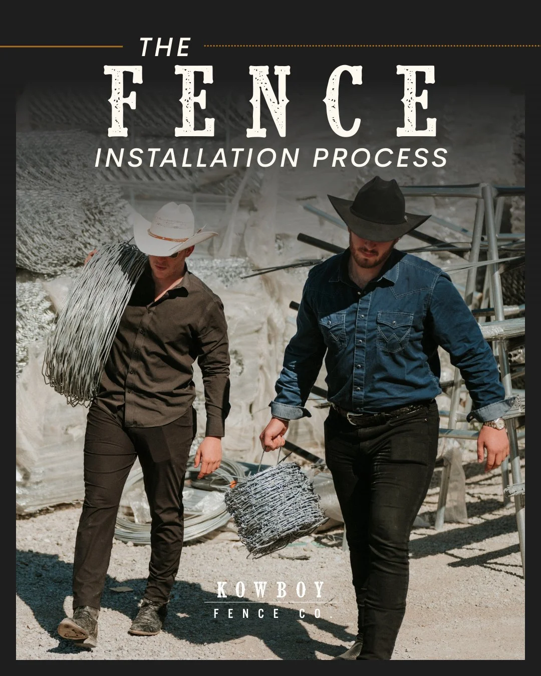 A new fence shouldn&rsquo;t feel overwhelming. 🤠 From the first call to the final walkthrough, we guide you through every step. At Kowboy, we aim to ensure each customer has a smooth, straightforward experience from start to finish. Ready to get sta