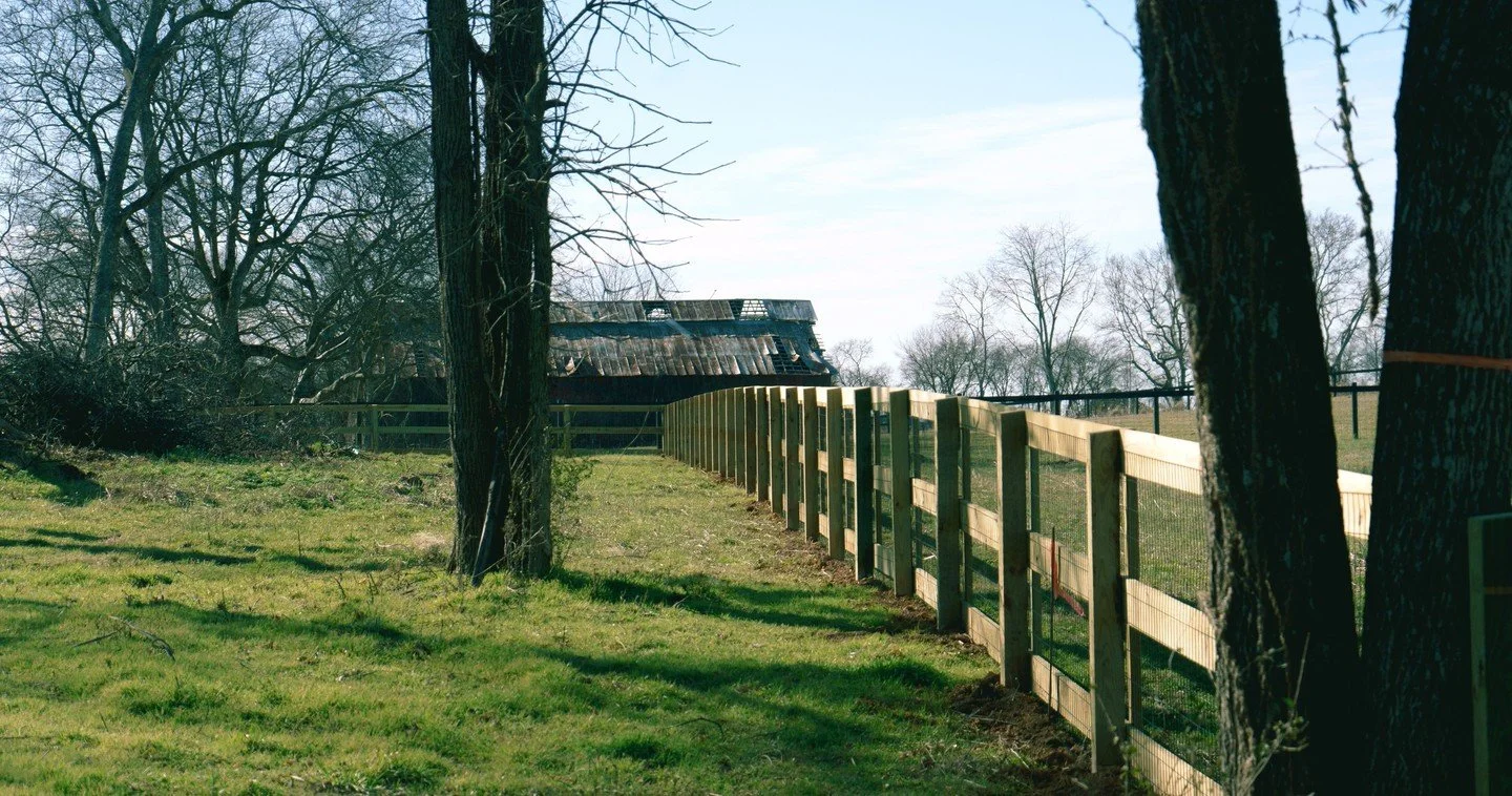 Proof that a long fence line can tie the whole property together and make it feel like home. 🐴 Ready to start your project? Call a Kowboy today! ⁠
⁠
⁠
#Kowboy #KowboyUp #KowboyFence #NashvilleTN #JacksonTN #MemphisTN #KnoxvilleTN #HuntsvilleAL #Birm