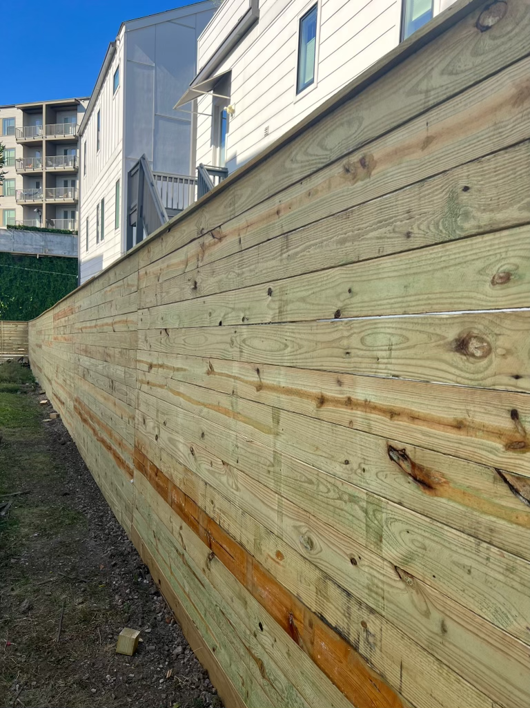residential wooden fence installation in tennessee