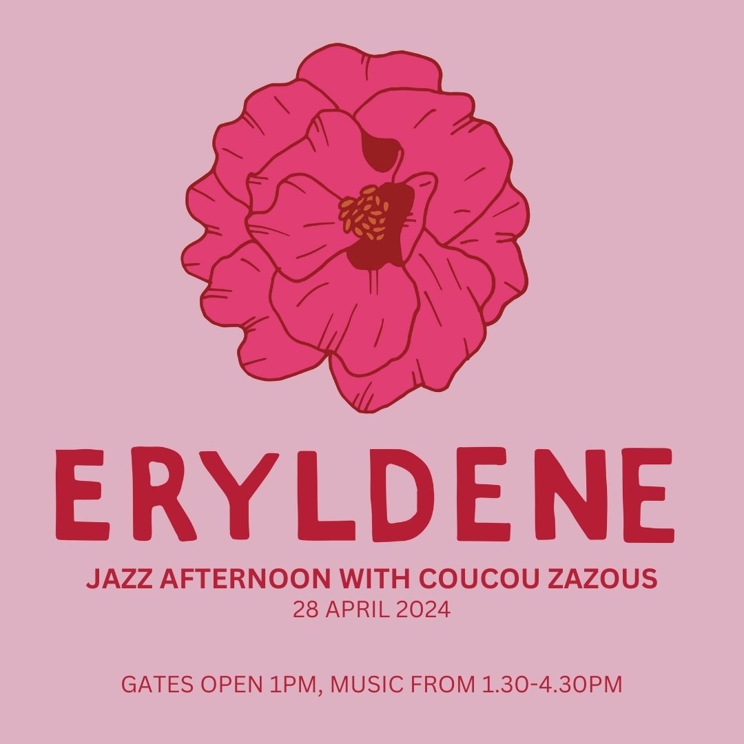 Just over 1 week to go!

We're excited here at Eryldene as our volunteers busily prepare for our Jazz Afternoon on Sunday 28th April.

Jazz ensemble Coucou Zazous will entertain us with their repertoire of lively vintage jazz featuring sultry vocals,
