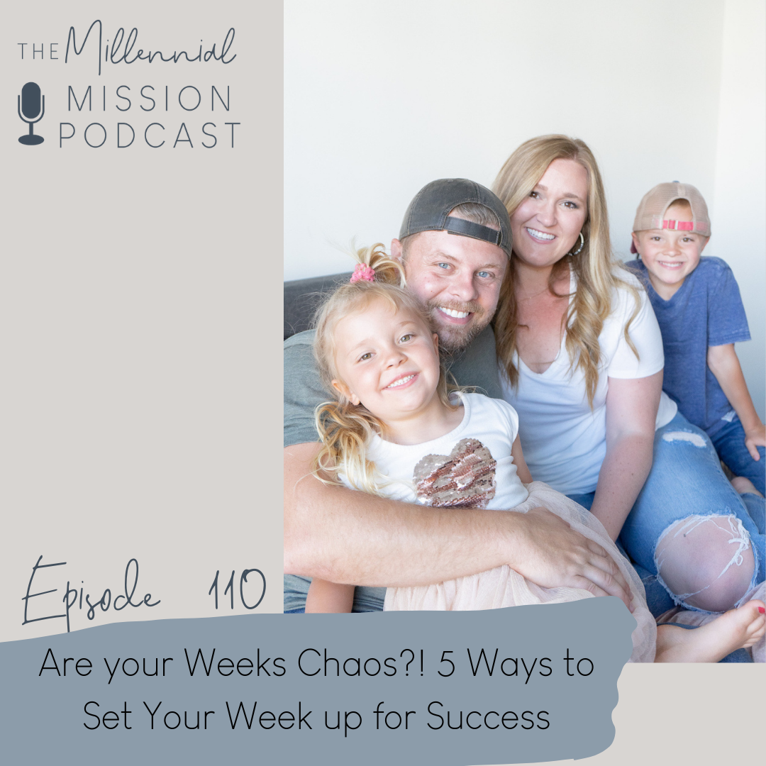 110. Are your Weeks Chaos?! 5 Ways to Set Your Week up for Success