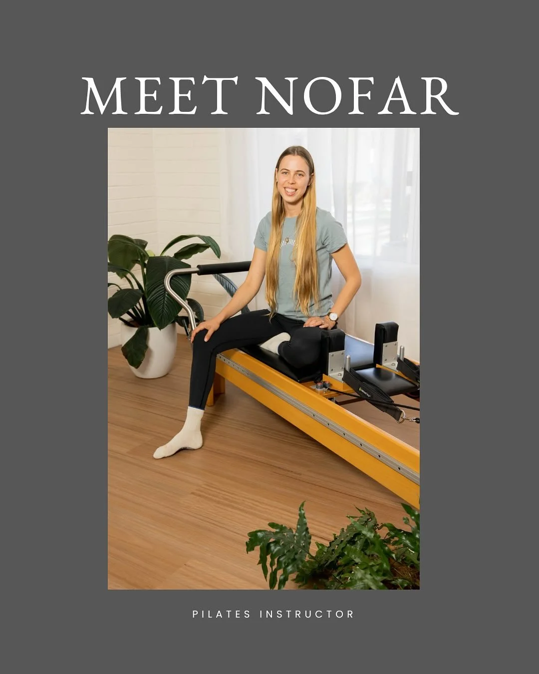 Meet Nofar! Currently doing further study to gain her Diploma of Pilates through the highly recognised Polestar Pilates training centre, Nofar strives to challenge each and every client both in body and mind. 

Nofar&rsquo;s Pilates journey began 15 
