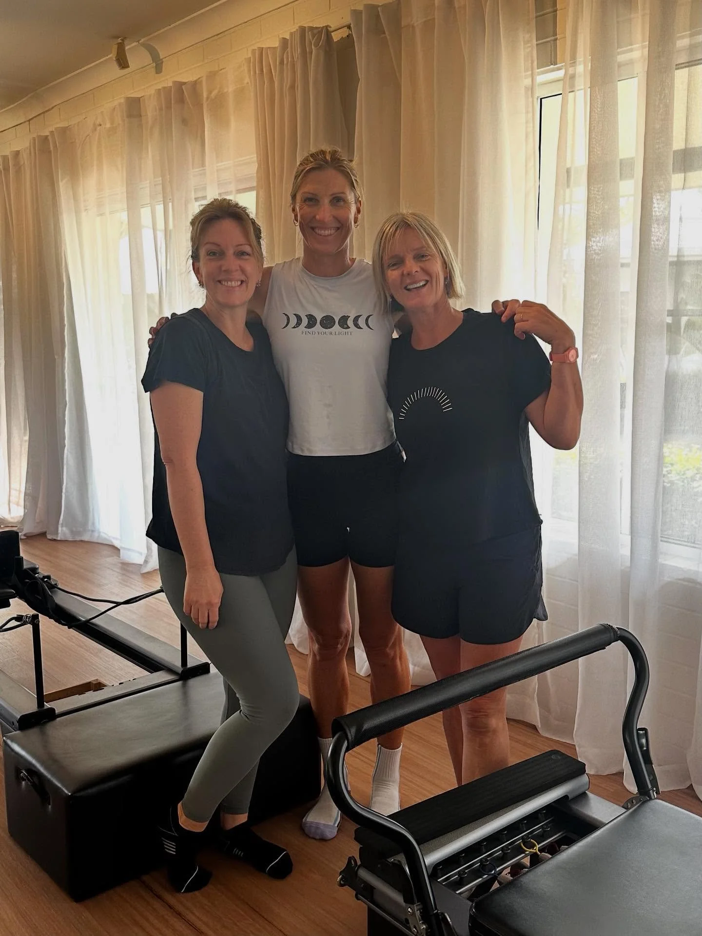 Our instructors don’t just teach Pilates- they live it! We love 🧡 showing up for one another’s classes, learning, moving and inspiring each other so that we can serve our community better-and at the same time look after our own well- bei