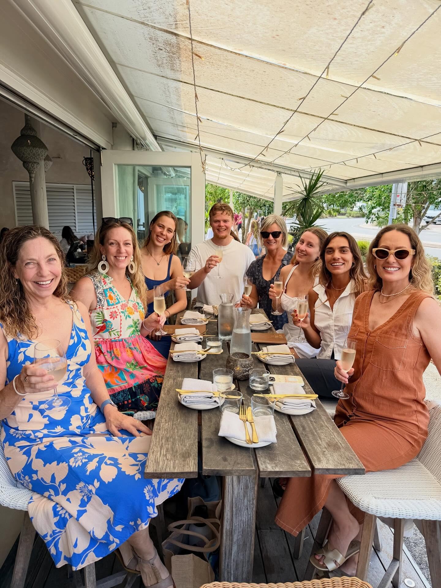 Staff Christmas party 2025. So grateful for this amazing team of dedicated people. The effort, time and care they give to our community is unbelievable. Another year of helping people achieve their goals in Pilates and well-being. (Photo missing Leah