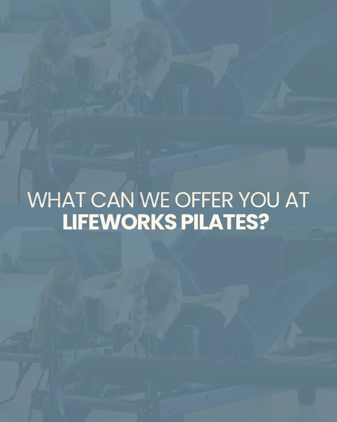 Ready to start your Pilates journey? ✨
Whether you want the energy of a group class or the personalised focus of a private session, we&rsquo;ll guide you every step of the way! Book your Intro or Private session today and move with confidence. 

#lif