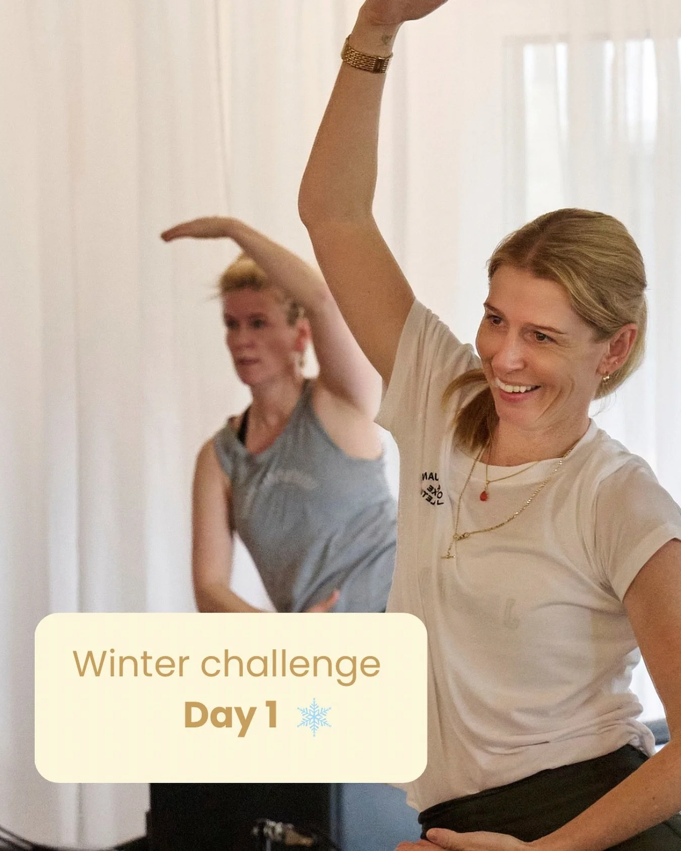 The challenge starts today! 

A few weeks of movement, consistency, accountability, and community. Whether your goal is to build strength, improve mobility, or simply make time for yourself, we&rsquo;re excited to have you with us.
Here&rsquo;s to sh