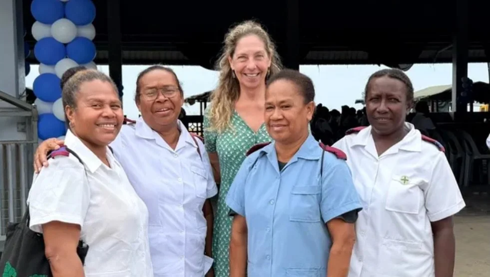 Our founder, Alison, has spent the past six months volunteering alongside her husband, Rick, at Honiara Central Hospital in the Solomon Islands. 

Together, they&rsquo;re working to improve nursing workforce planning, clinical policies and healthcare