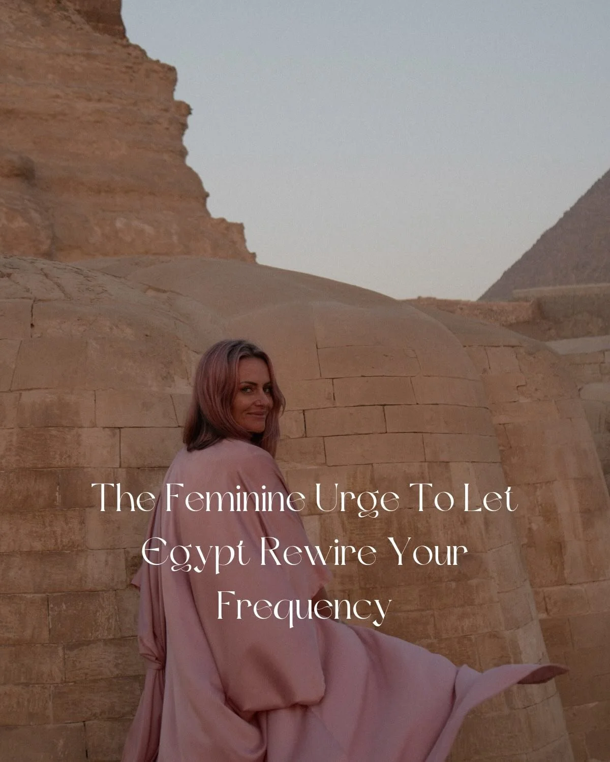 The feminine urge is a remembering.
A pull toward the places, the women and the moments that bring you back into your body and closer to your truth. Egypt awakens this in a way that&rsquo;s hard to describe until you feel it.
The sisterhood, the anci