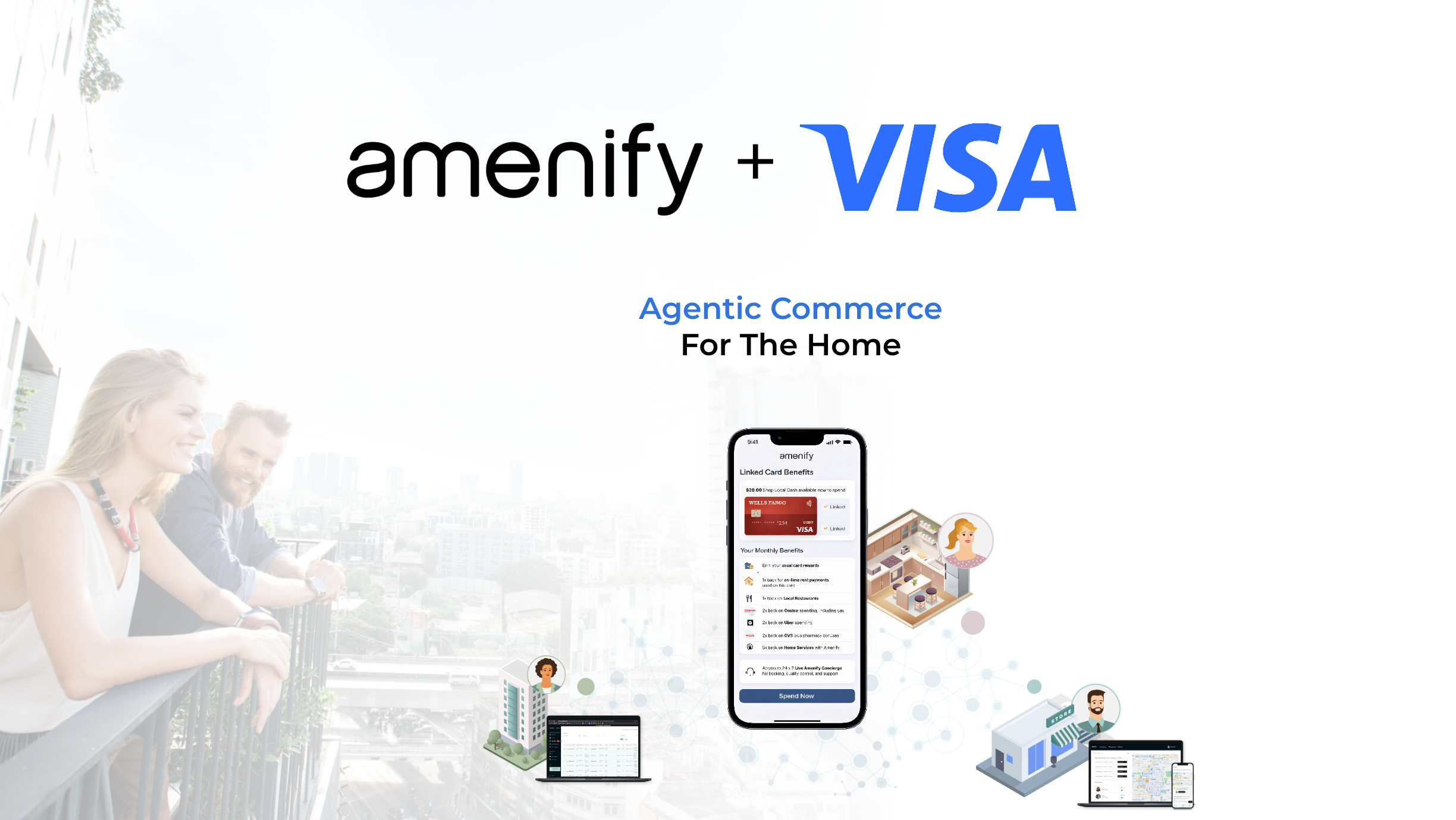 Amenify Teams Up with Visa to Launch Intelligent Resident Commerce