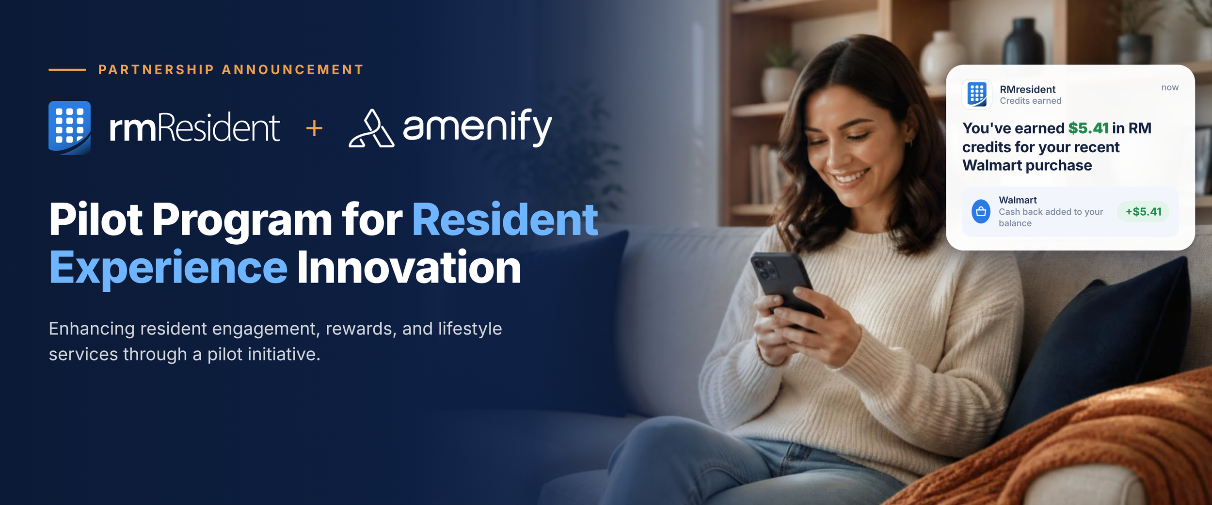 Rent Manager and Amenify Team Up to Pilot the Next Generation of Resident Experience
