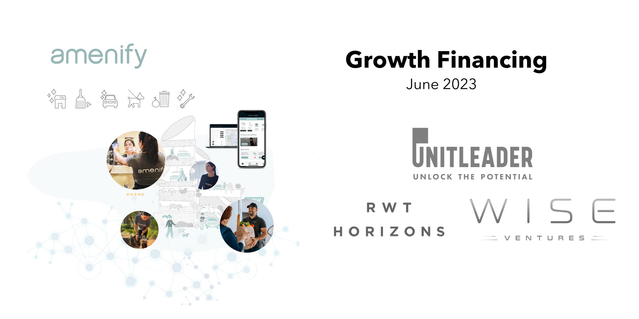Amenify accepts growth financing from RWT Horizons, WISE Ventures, and ...