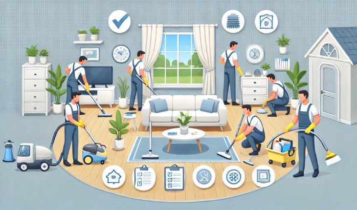 Checklist of essential factors to find the best cleaning service for your home.