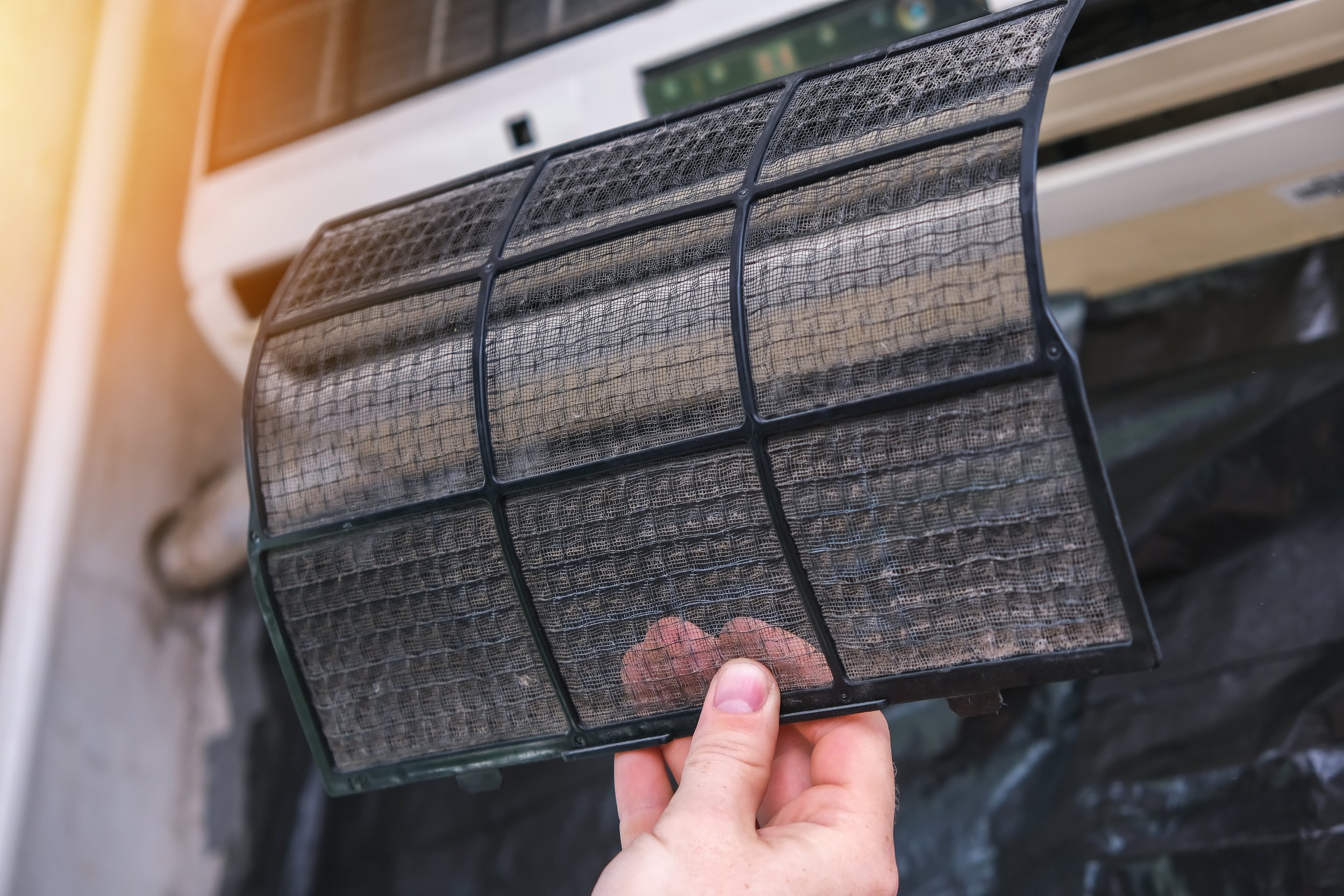 air filter cleaning