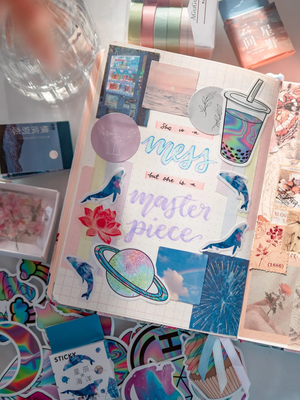 SHEIN Bullet Journal Stationery Haul: Stickers & Washi Tape — Erin Smith -  Bullet Journal & Stationery