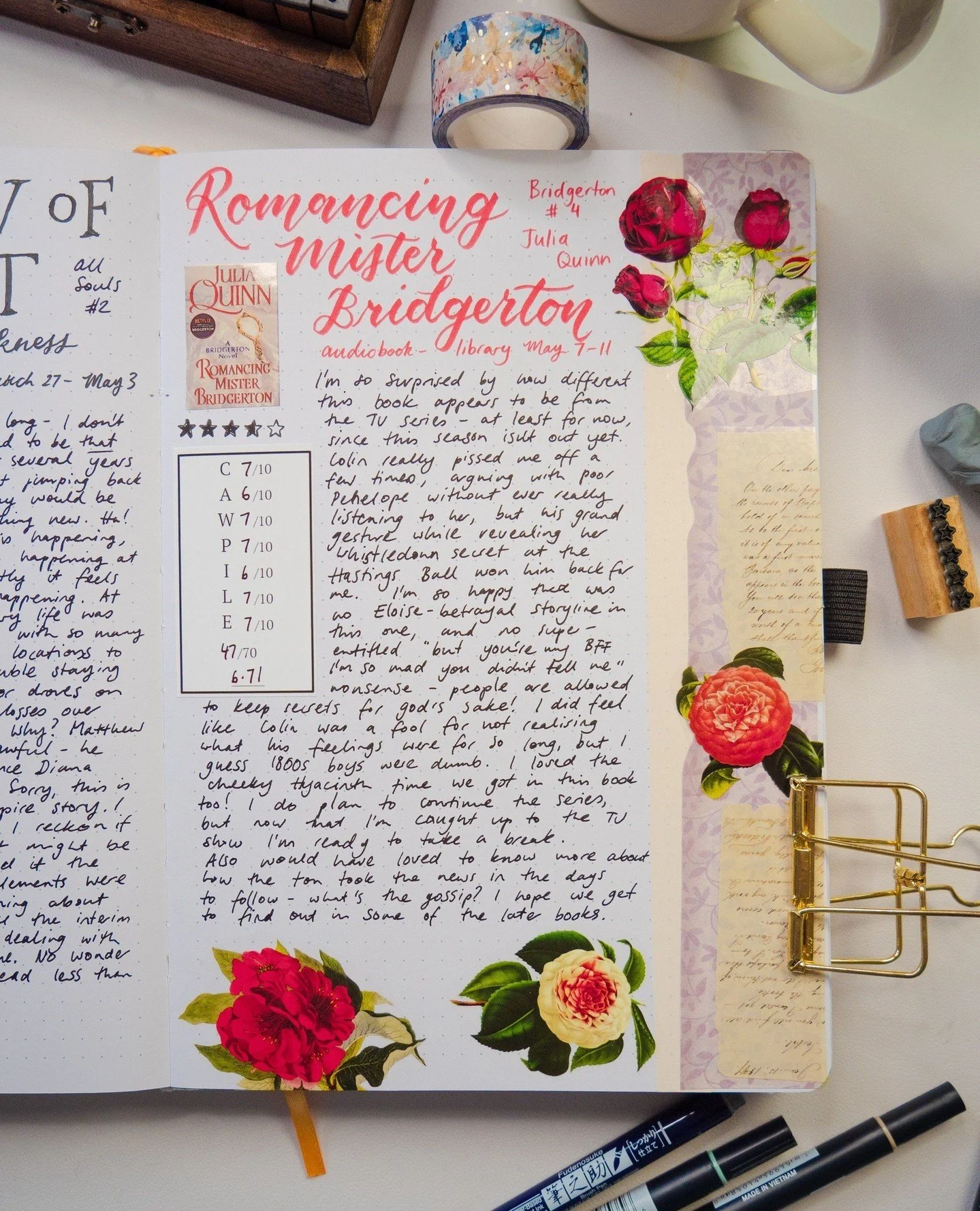 What I read in May - part 2! With mini reviews in case you don't want to read the pages (because spoilers).⁠
⁠
1. Romancing Mister Bridgerton - Julia Quinn ⭐️⭐️⭐️💫⁠
I squeezed this read in before the first half of season 3 dropped and I will take Sh