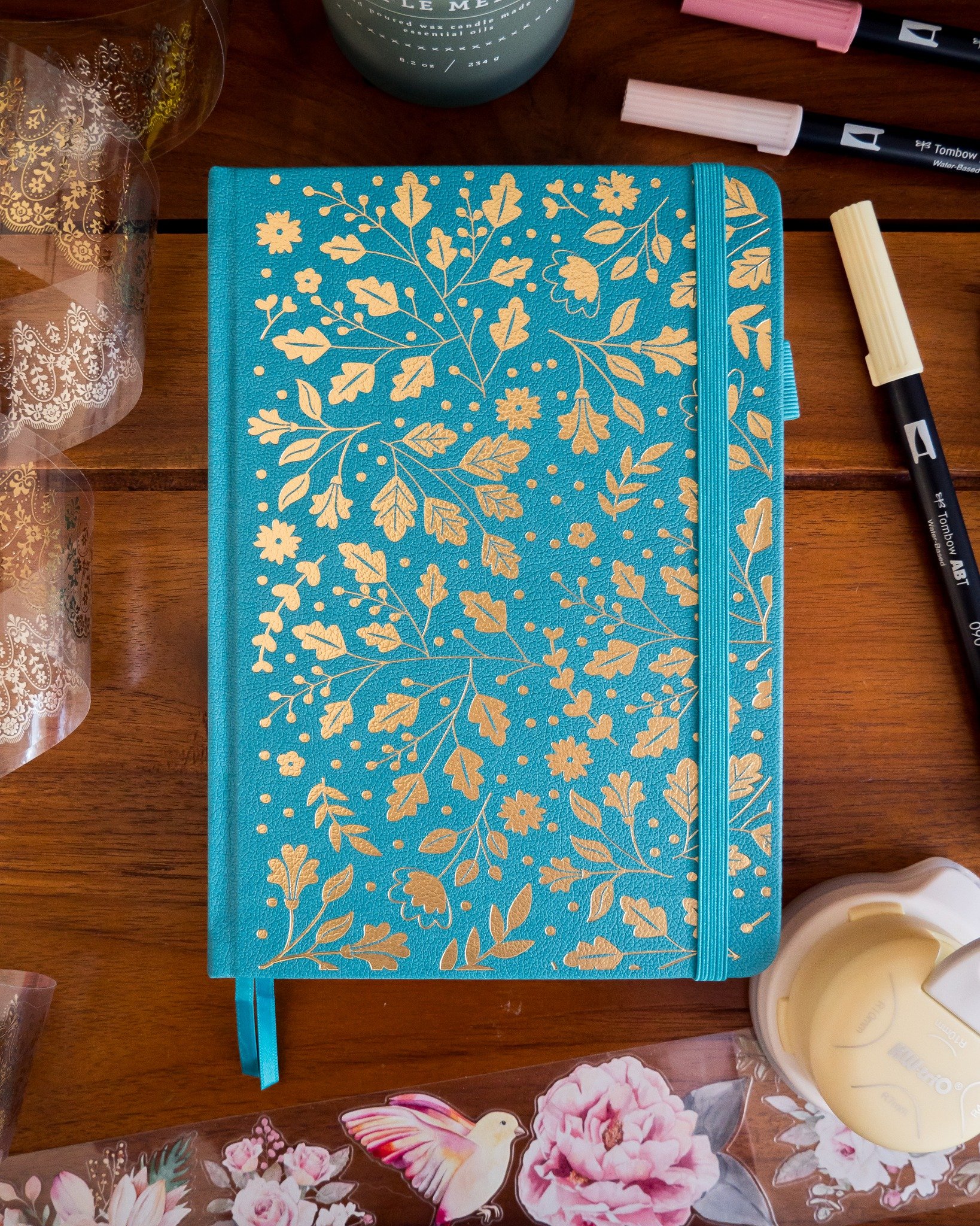 That new journal feeling 🌸 The 2026 Part 1 Mystery Journal is ALL about the flowers! 

In case you're not familiar with my Mystery Journal project, this is a notebook that I completely set up as a creative planner for 6 months, complete with differe