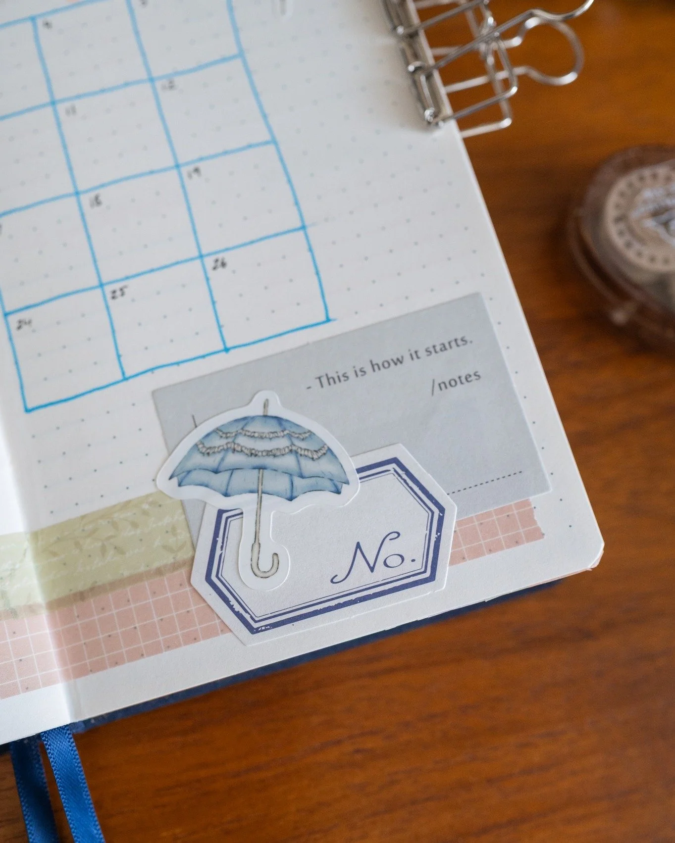 My darling channel members helped me choose this theme! We started with @henriette_arts lovely umbrellas and fans as the basis, then matched washi tapes and a paper pack to tie it all together. The perfect symbols for a month of visibly changing seas