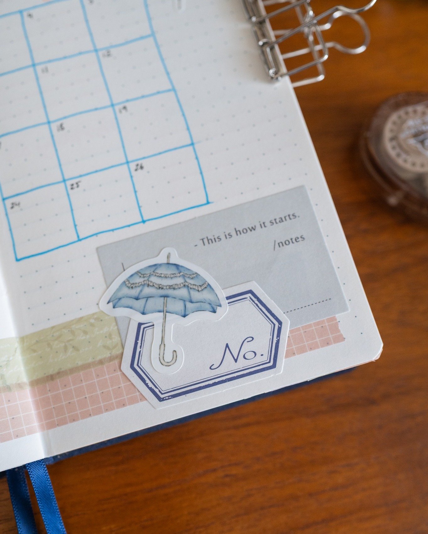 My darling channel members helped me choose this theme! We started with @henriette_arts lovely umbrellas and fans as the basis, then matched washi tapes and a paper pack to tie it all together. The perfect symbols for a month of visibly changing seas