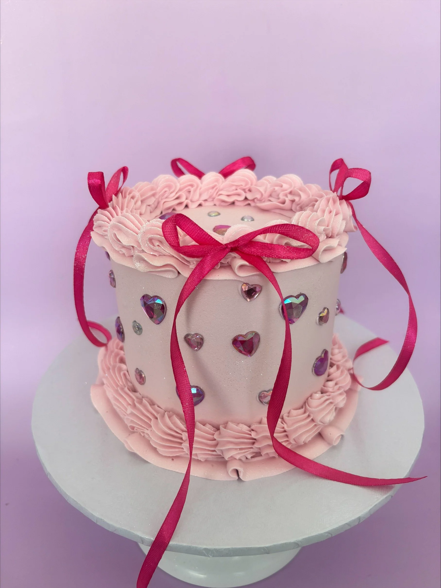 Jewel Ribbon Mini Cake