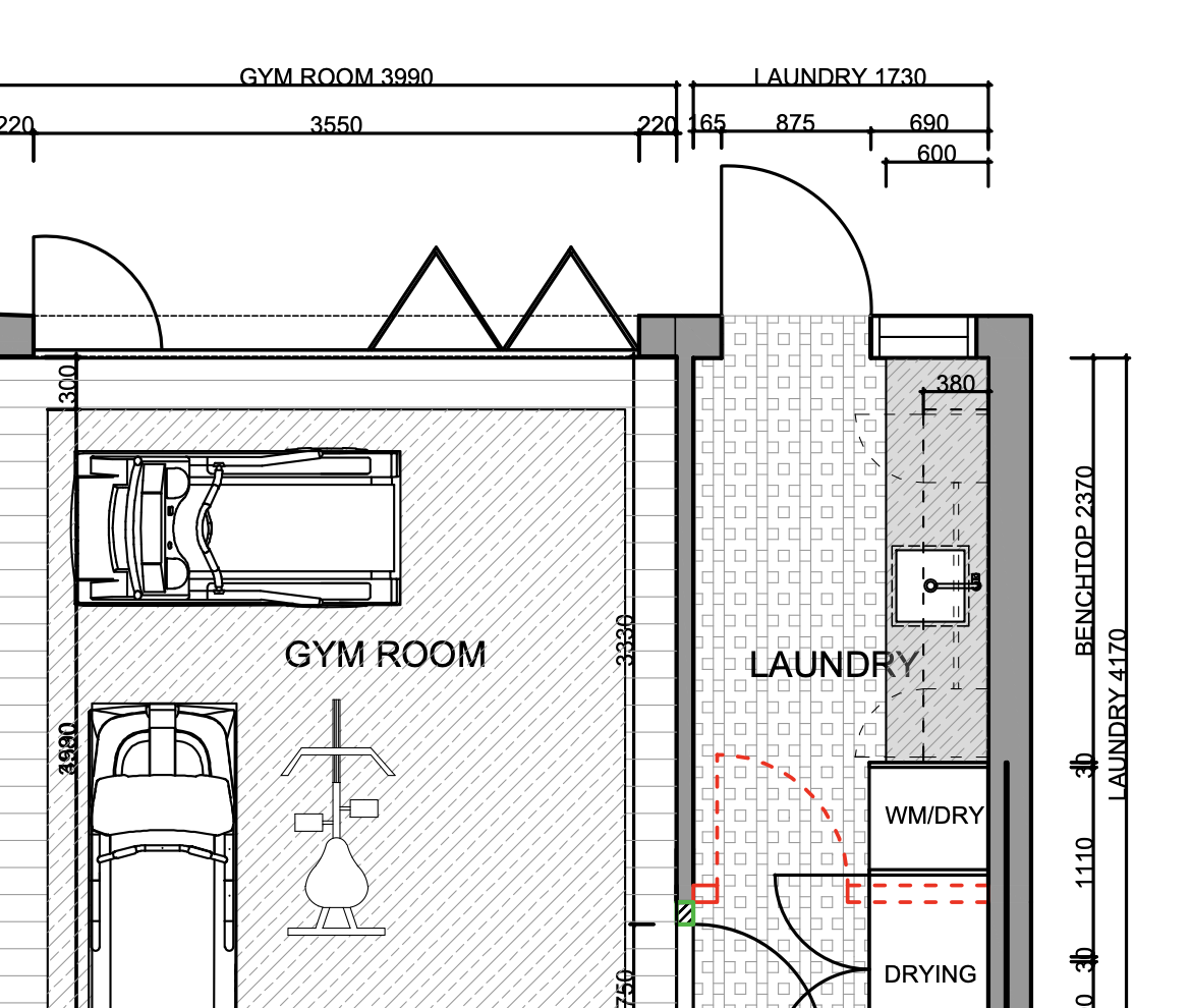 Snippets of our floor planning