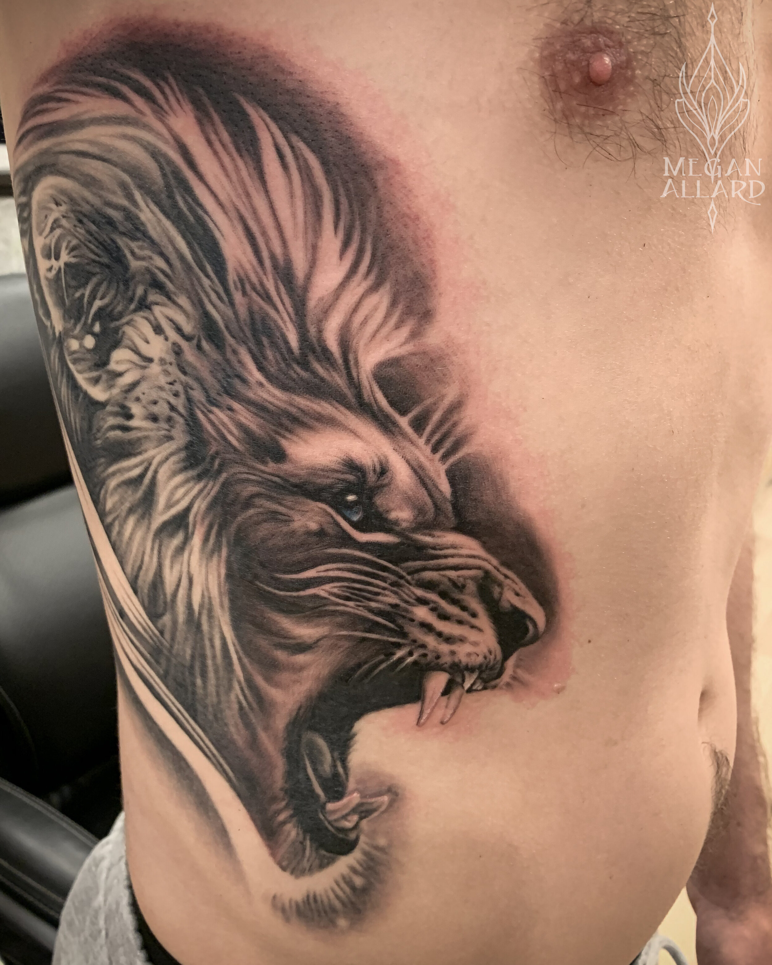 42 Latest Lion Tattoos For Rib  Tattoo Designs  TattoosBagcom