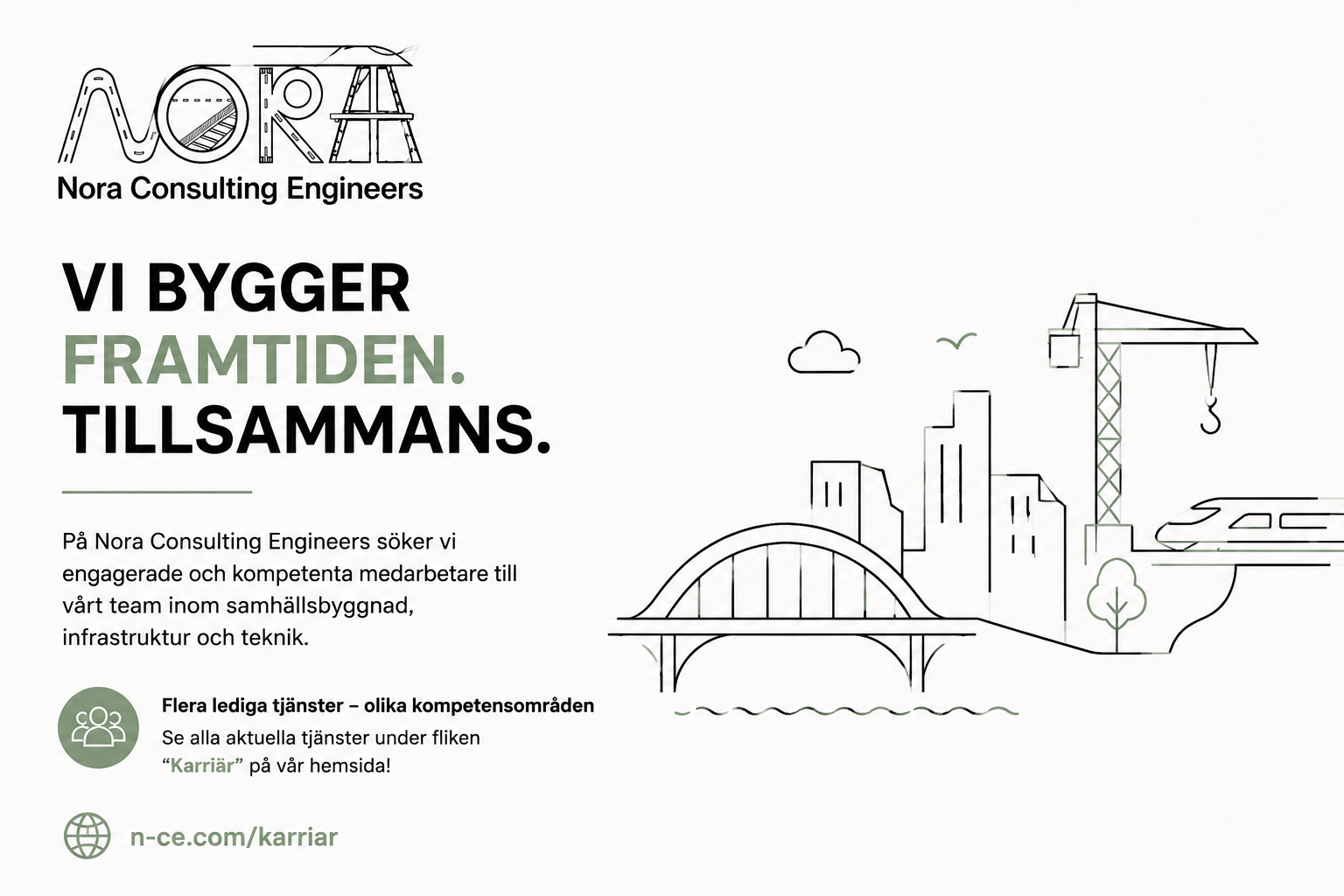 Bli en del av Nora Consulting Engineers – vi söker fler medarbetare!