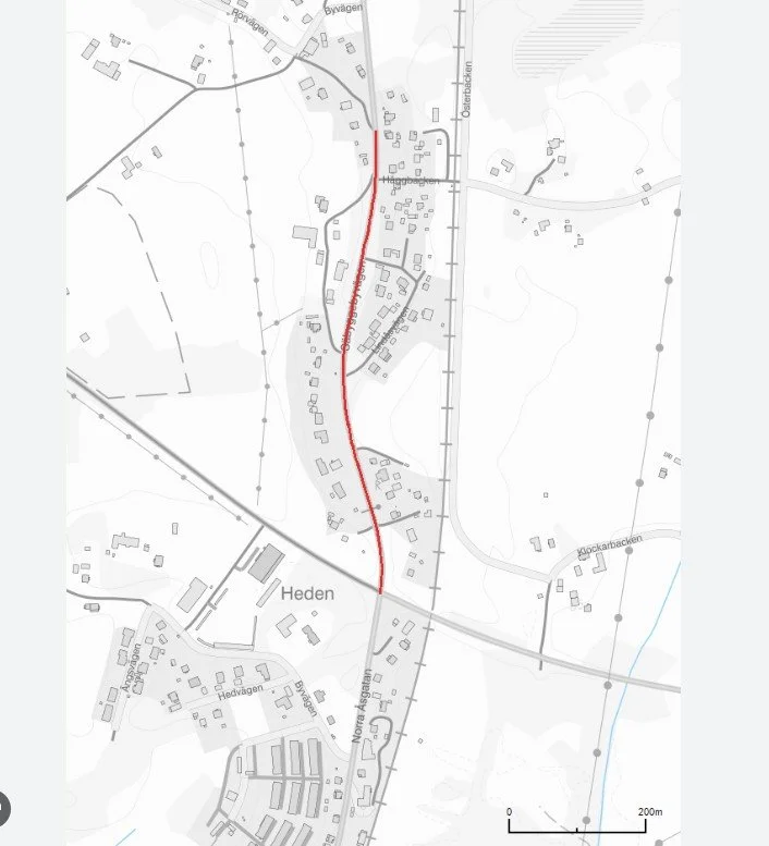 Väg 272, Östervåla-Librobäck, ny gång- och cykelväg