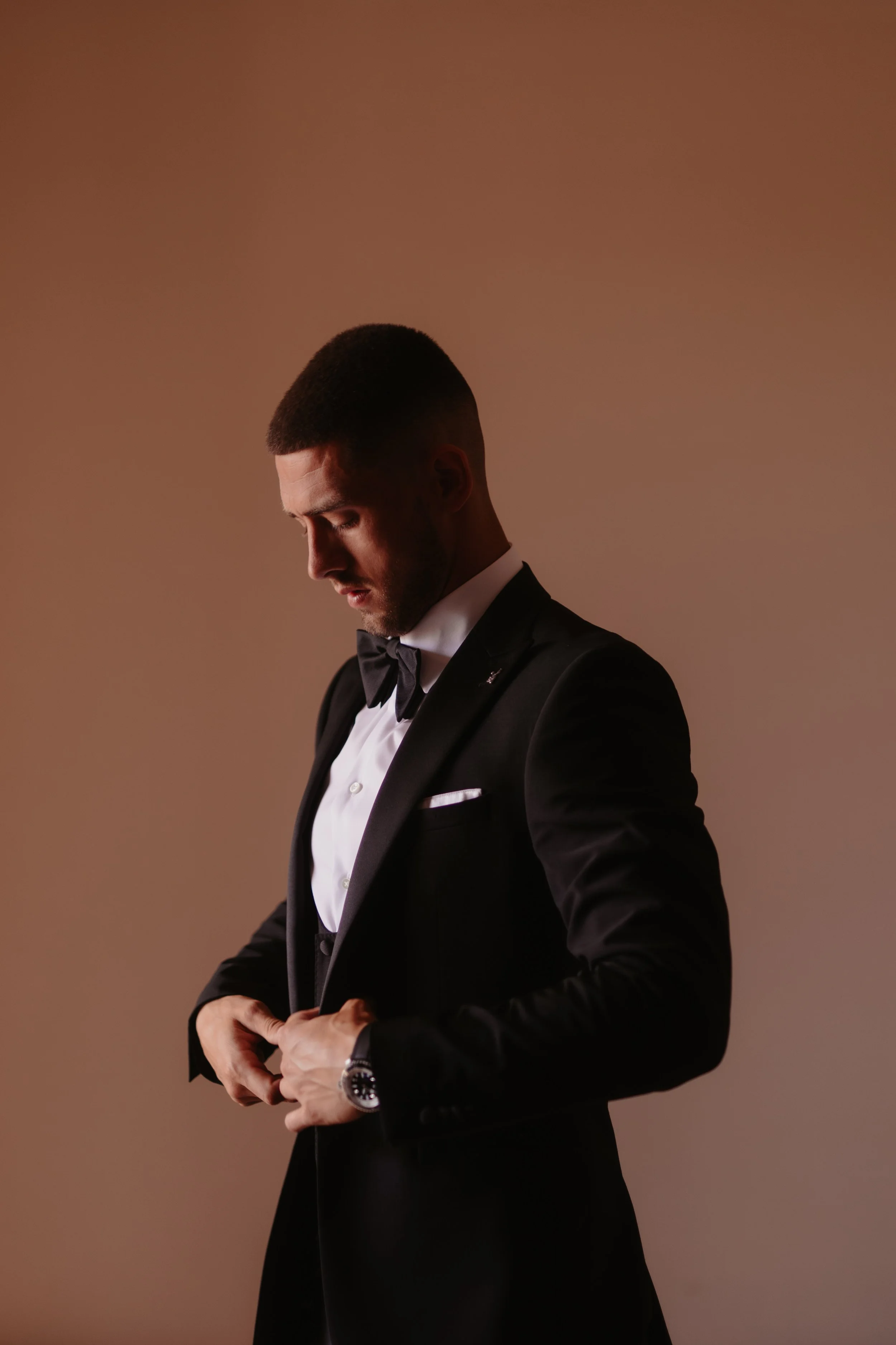 Ibiza wedding photographer groom portrait natural style