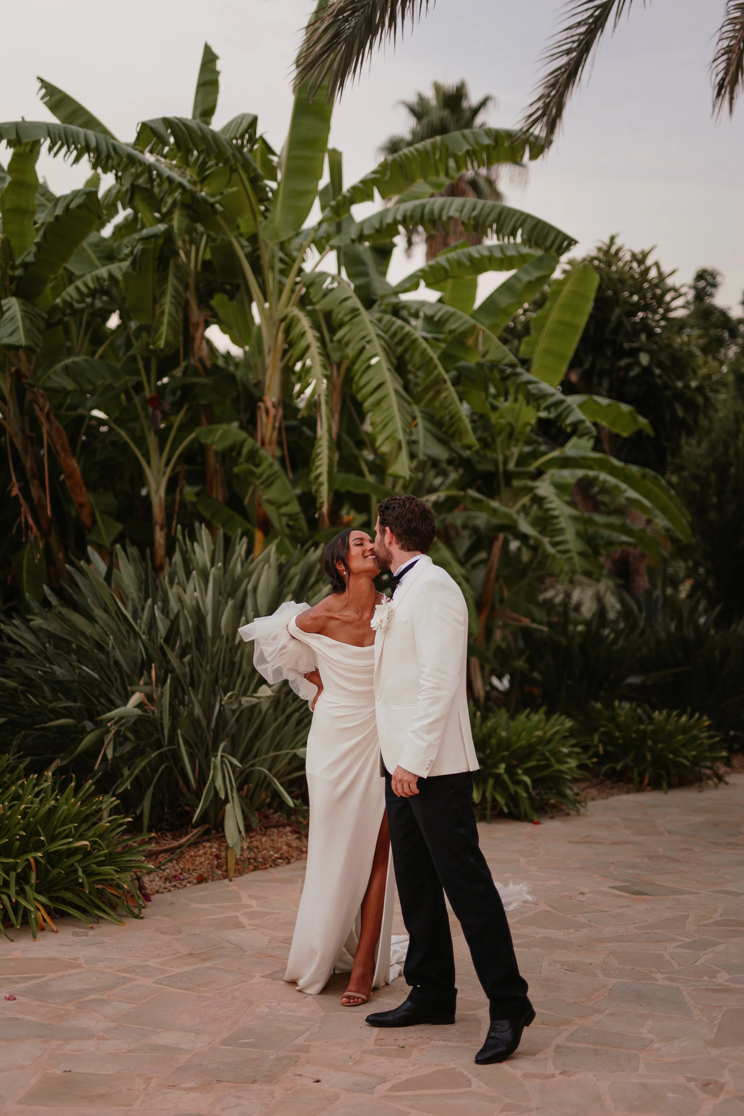 Ibiza wedding photographer elegant bride and groom wedding at Can Gall Ibiza