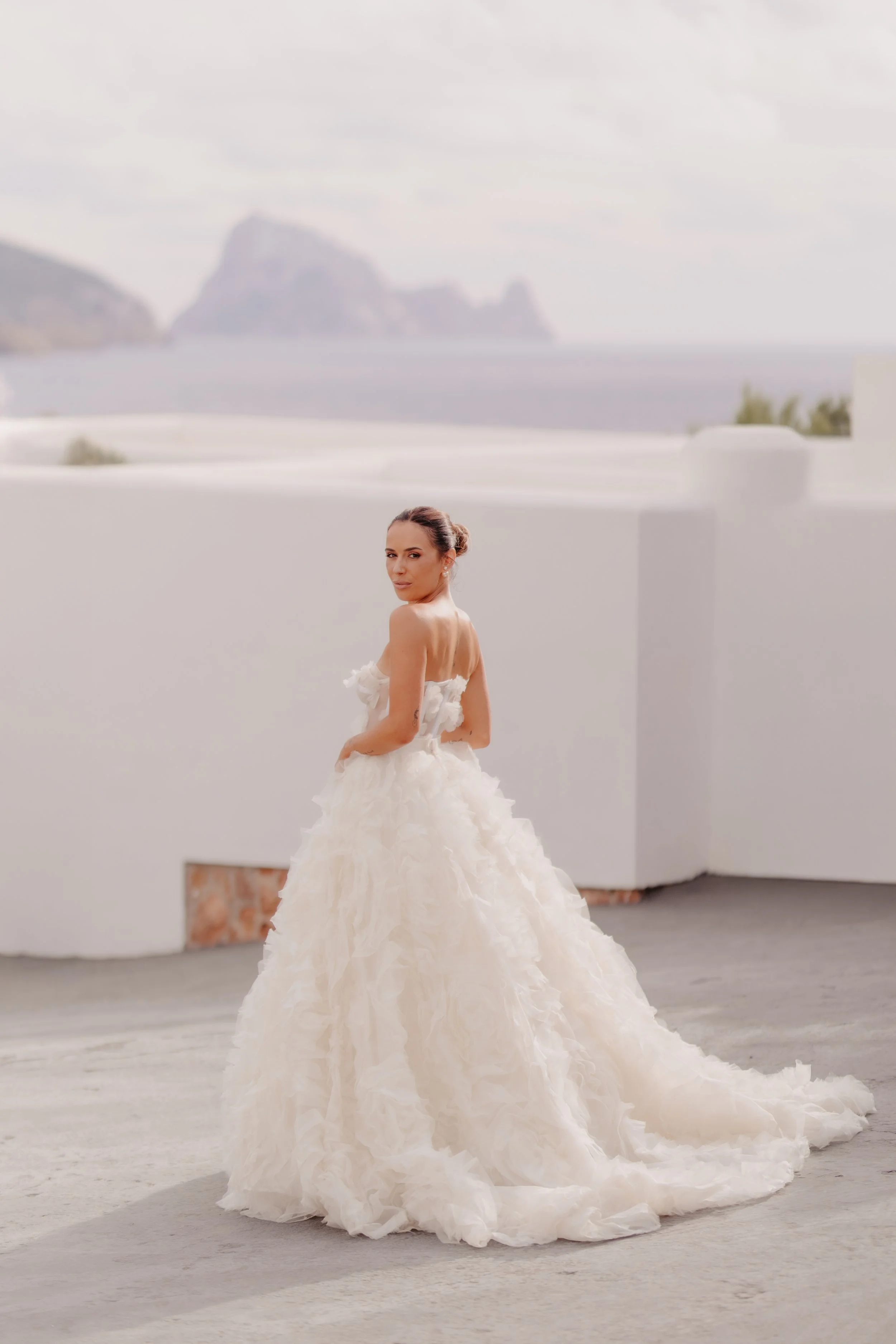Ibiza wedding photographer suzie bonaldi bride at Elixir ibiza wedding venue