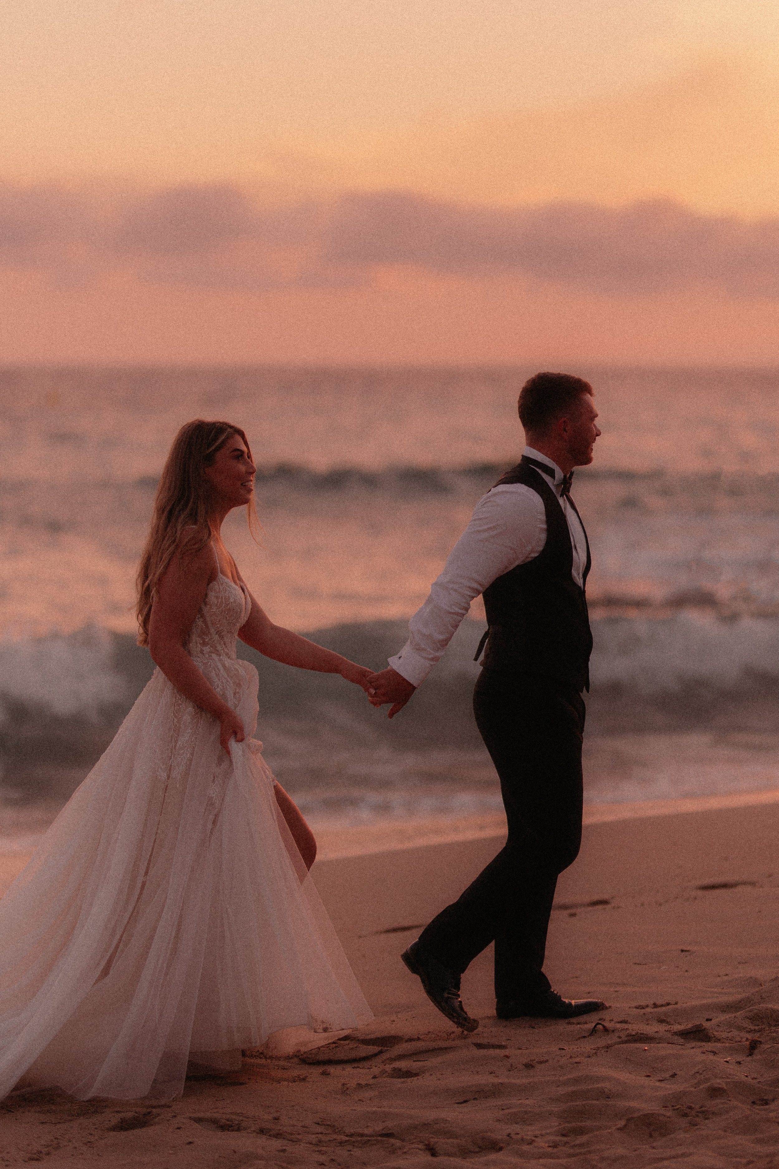 Ibiza wedding photographer sunset couples portrait photography on the beach in Ibiza