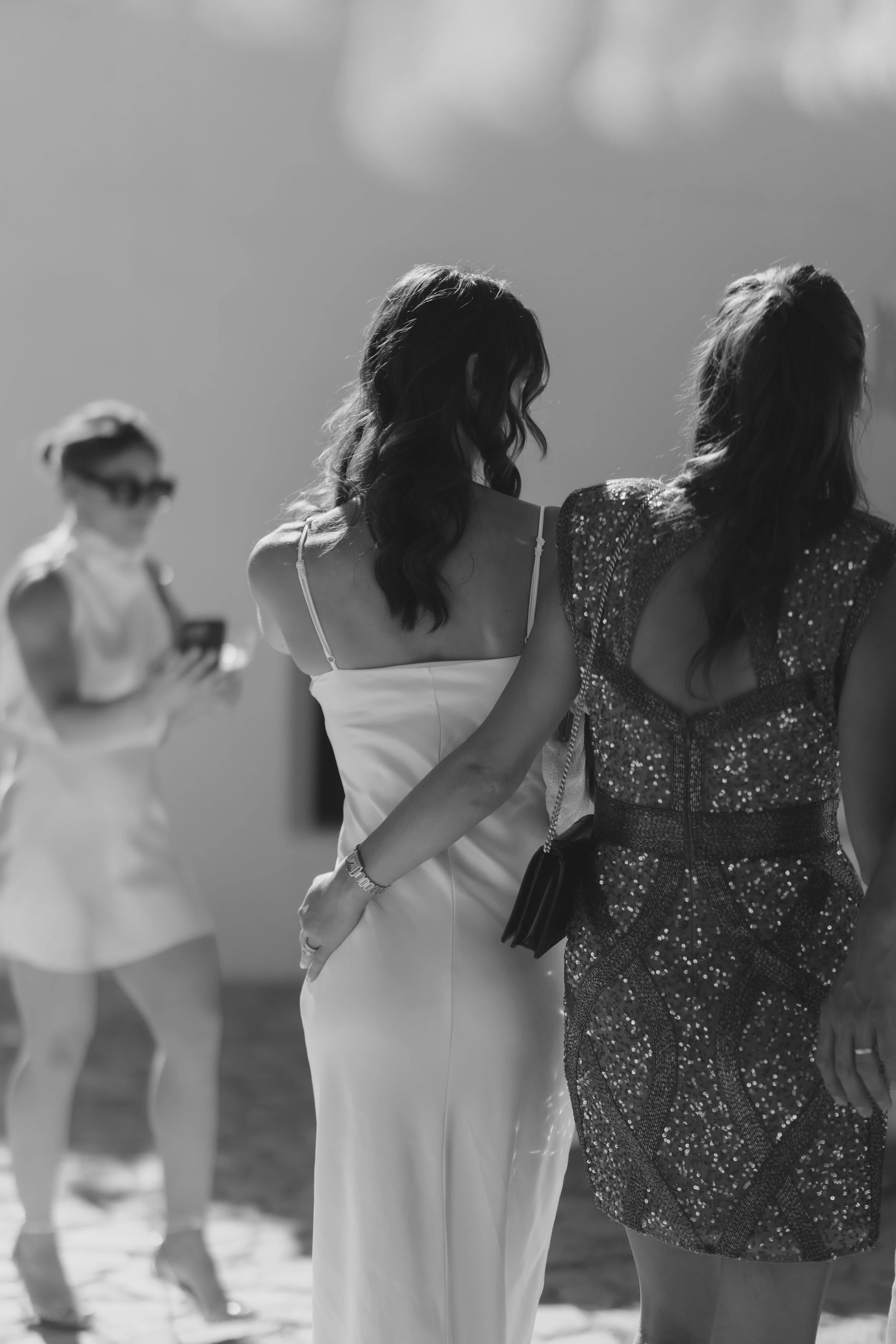 Ibiza wedding photographer relaxed guests at Casa la Vista Ibiza 