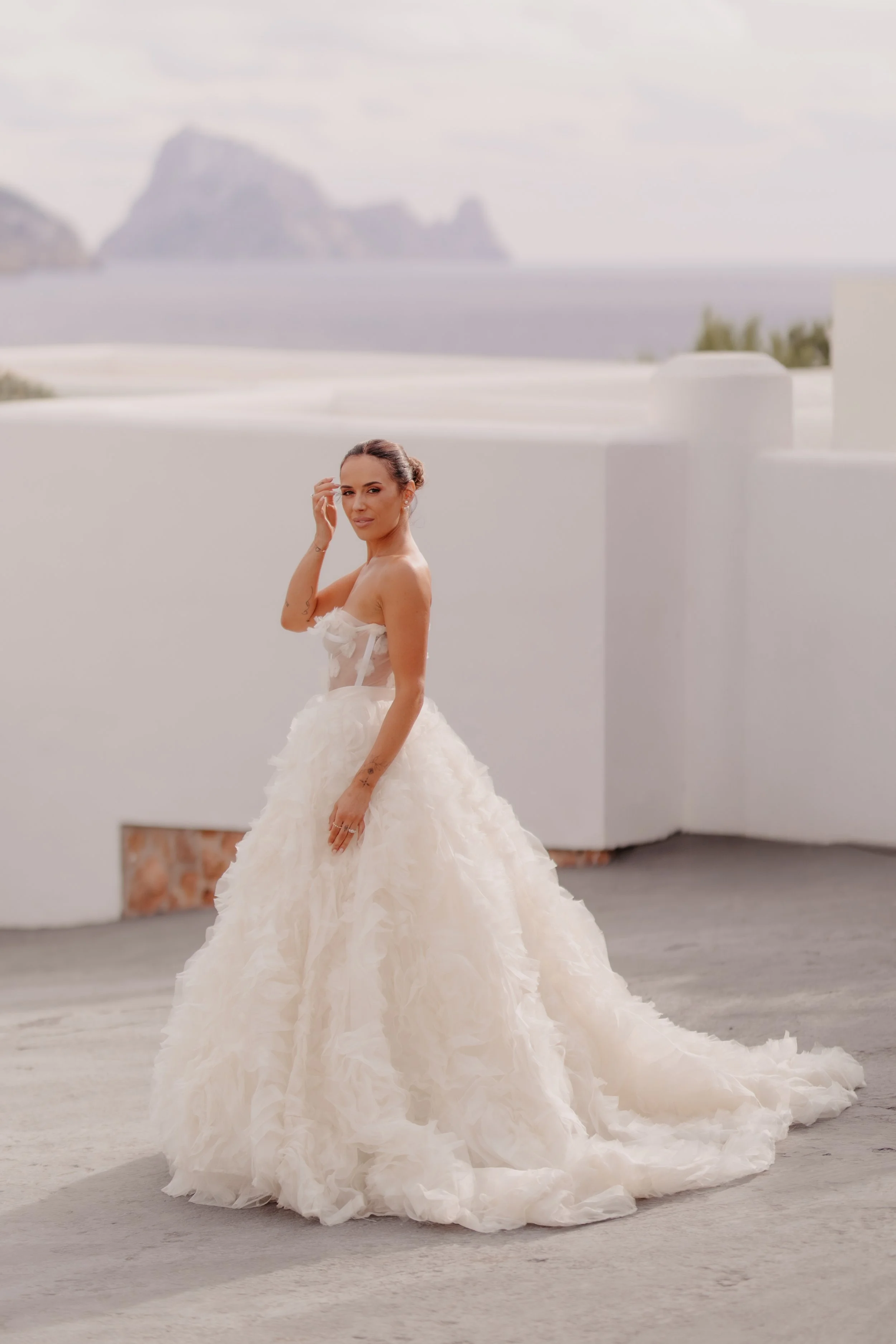 Ibiza wedding photographer suzie bonaldi bride at Elixir ibiza wedding venue