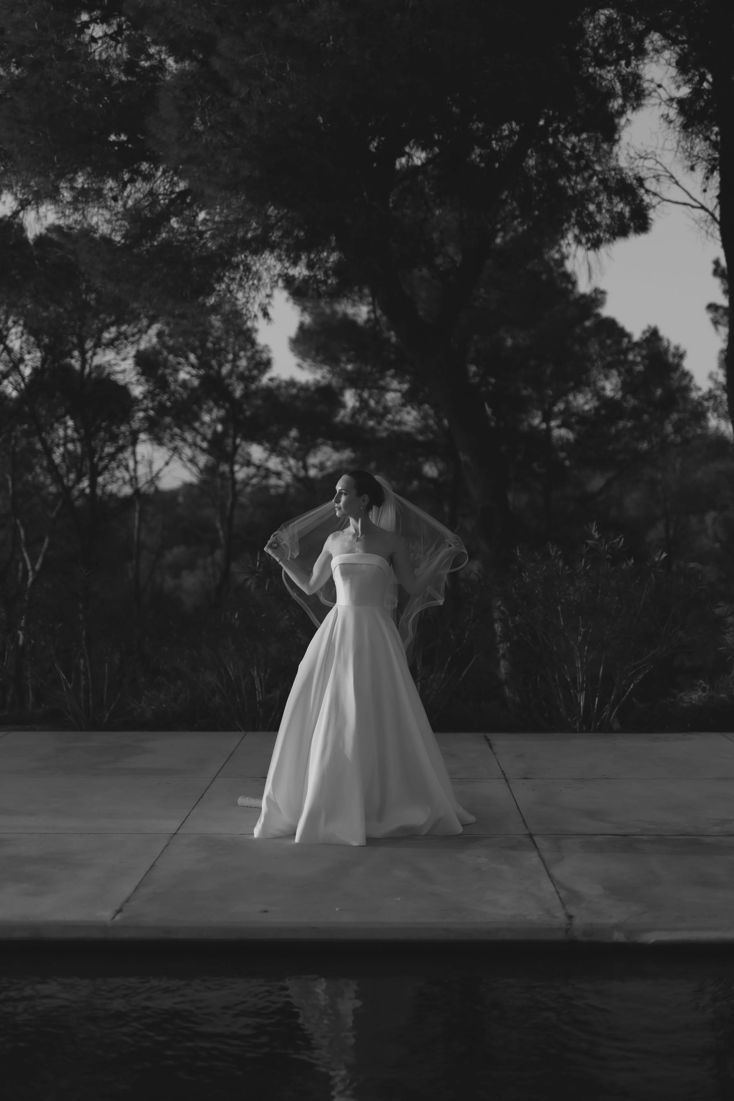 Ibiza wedding photographer bride portrait soft light