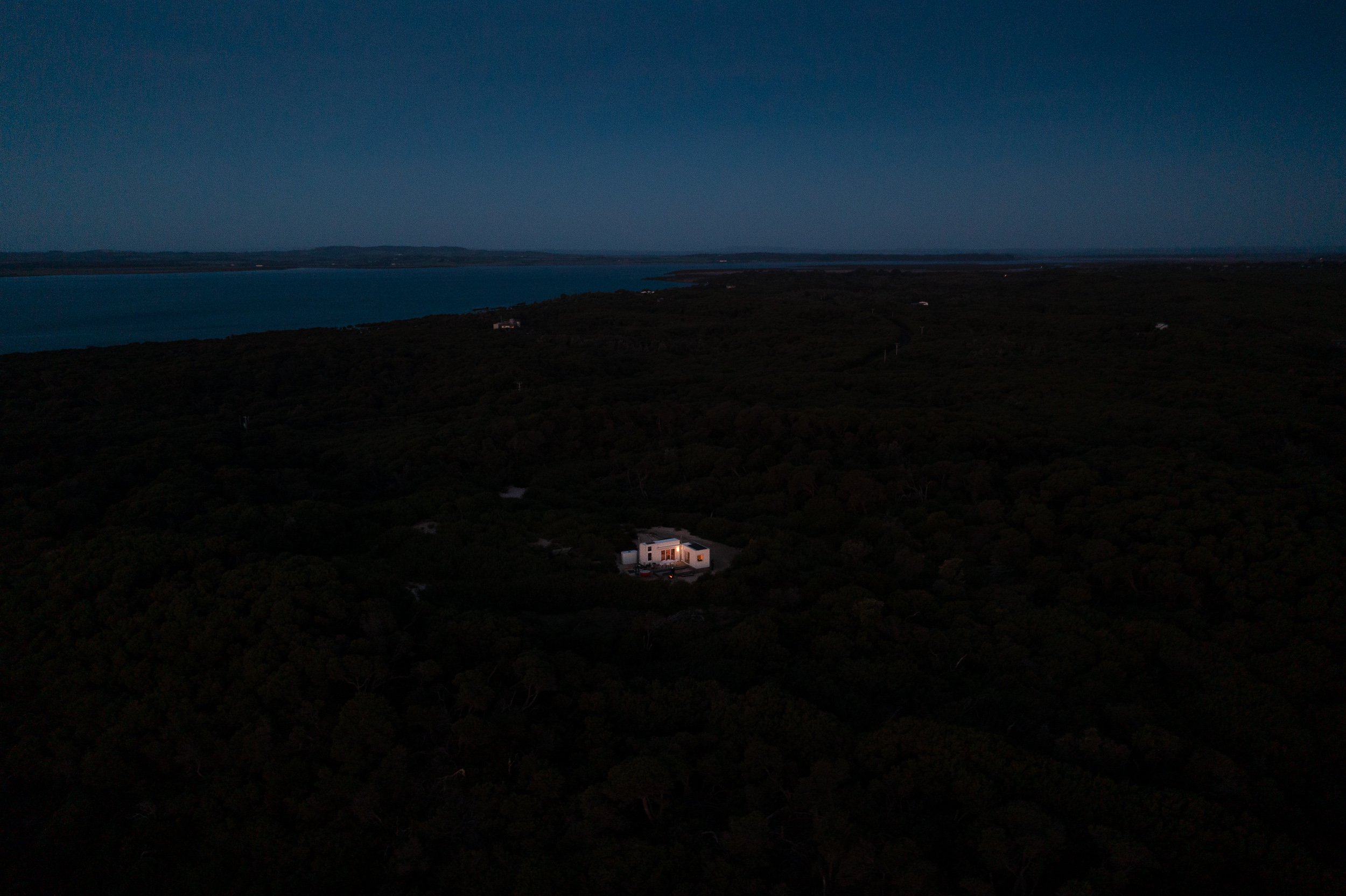 Blue Hour at the Tiny Home