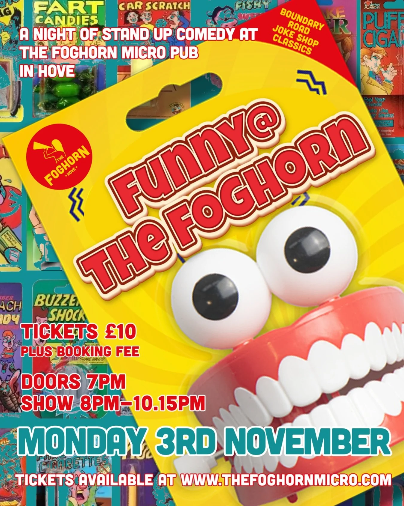 Look what’s back…👀
November 3rd sees the return of the legendary Funny @ The Foghorn hosted, as ever, by our very own Chris Stewart. Tickets go on sale 12pm tomorrow. Follow the link on our website or head to our bio to secure your tic