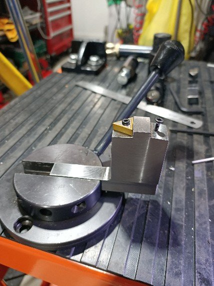 custom radius tool for lathe