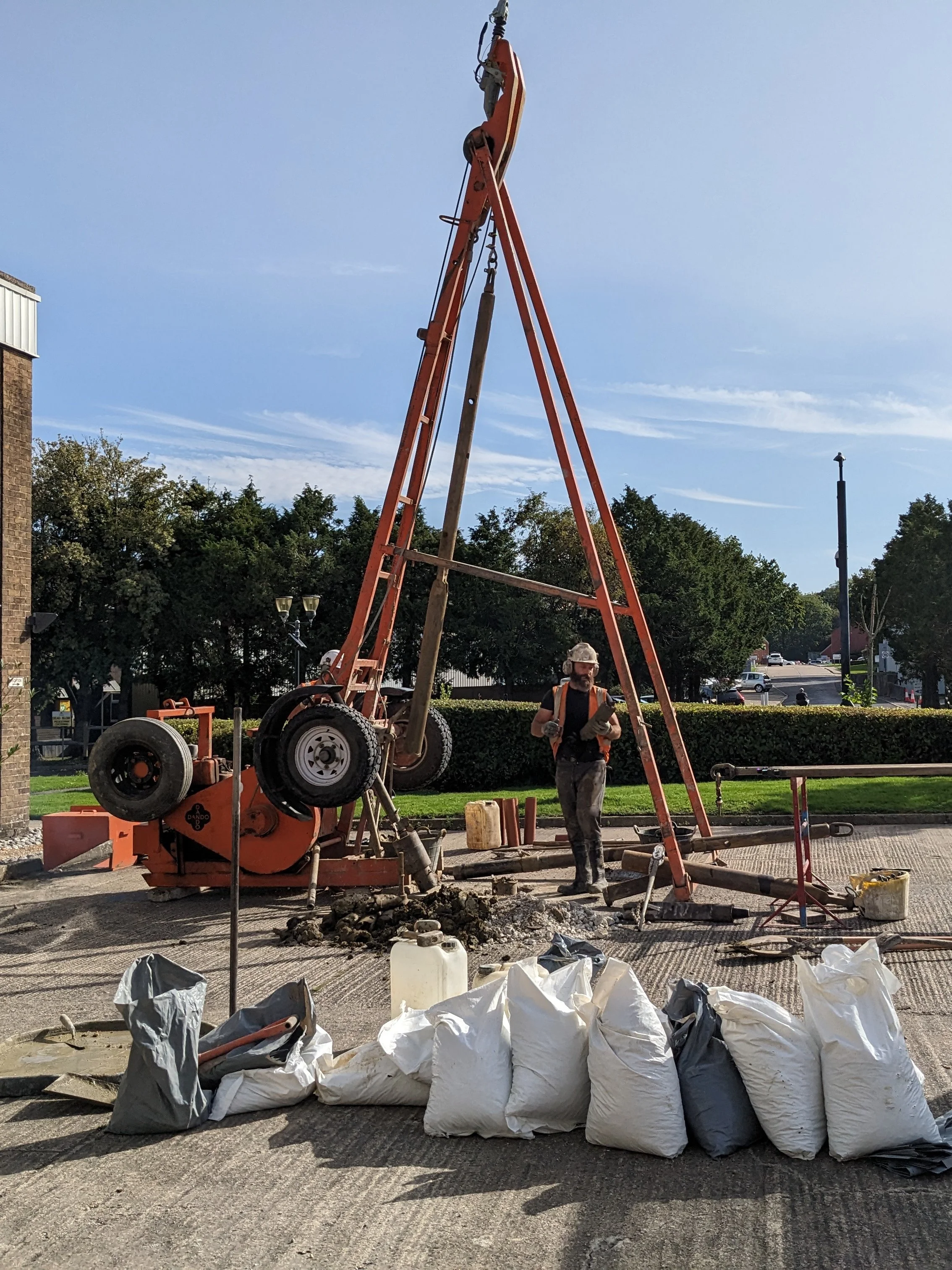 Cable Percussion Drilling — Constructive Evaluation Ltd Specialist