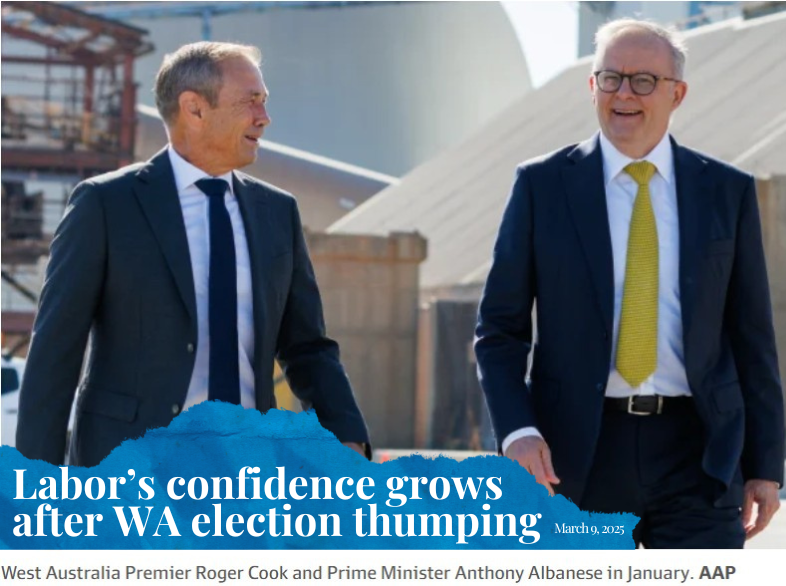 Labor’s confidence grows after WA election thumping