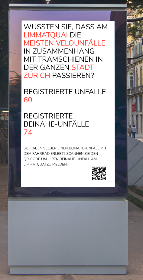 Visueller Prototyp des digitalen Plakats