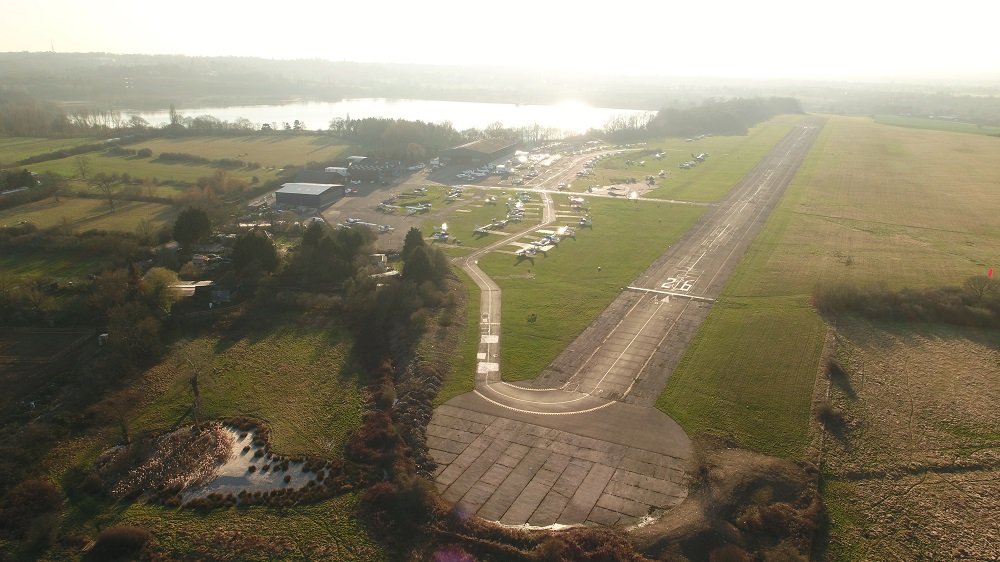 Elstree Aerodrome Aerial Sun Lake.jpg