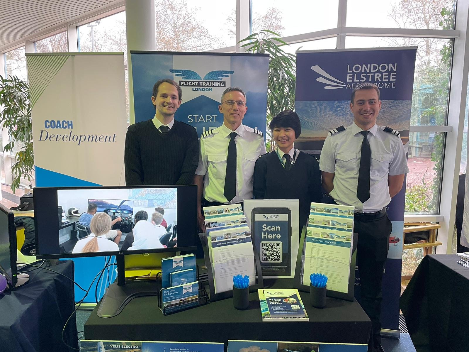 Flight Training London at Hertfordshire careers fair 