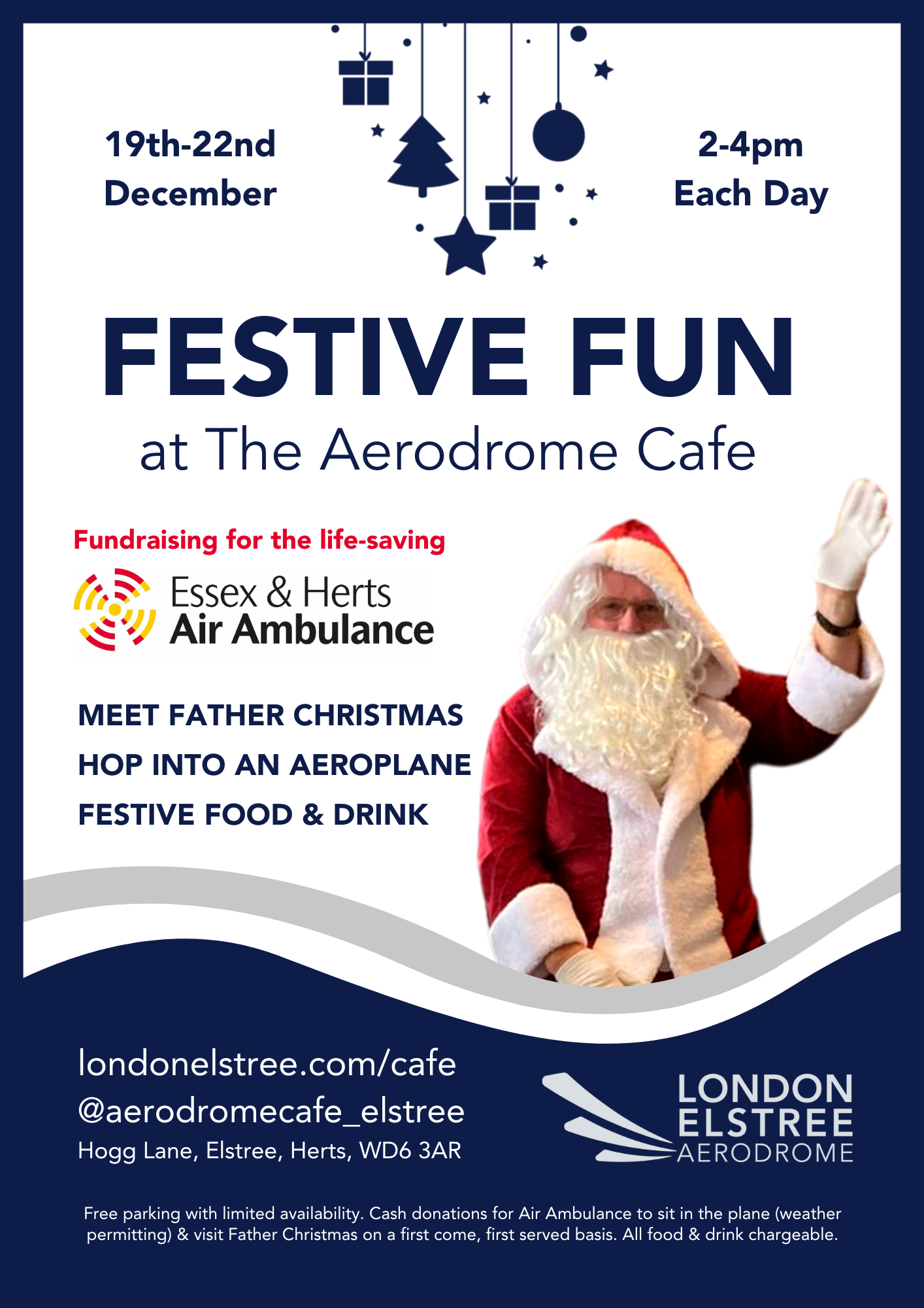 Festive fun at Elstree Aerodrome later this month