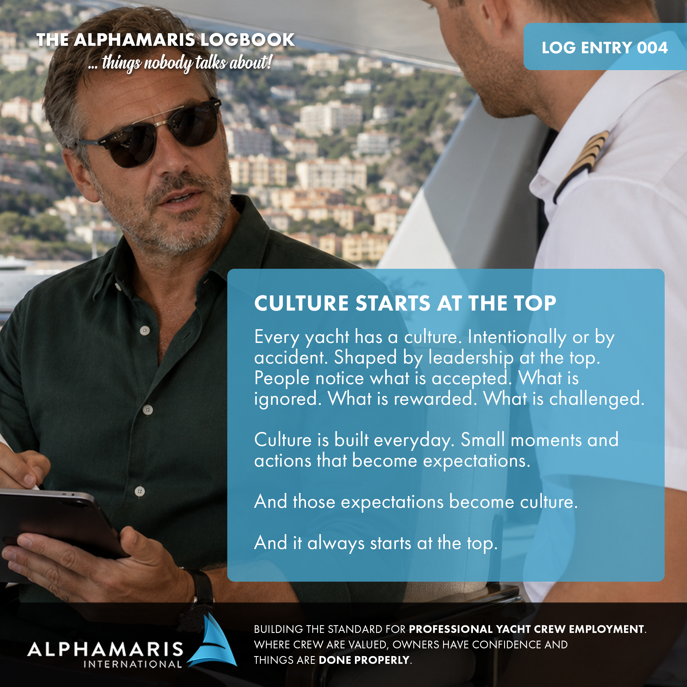 Culture starts at the top