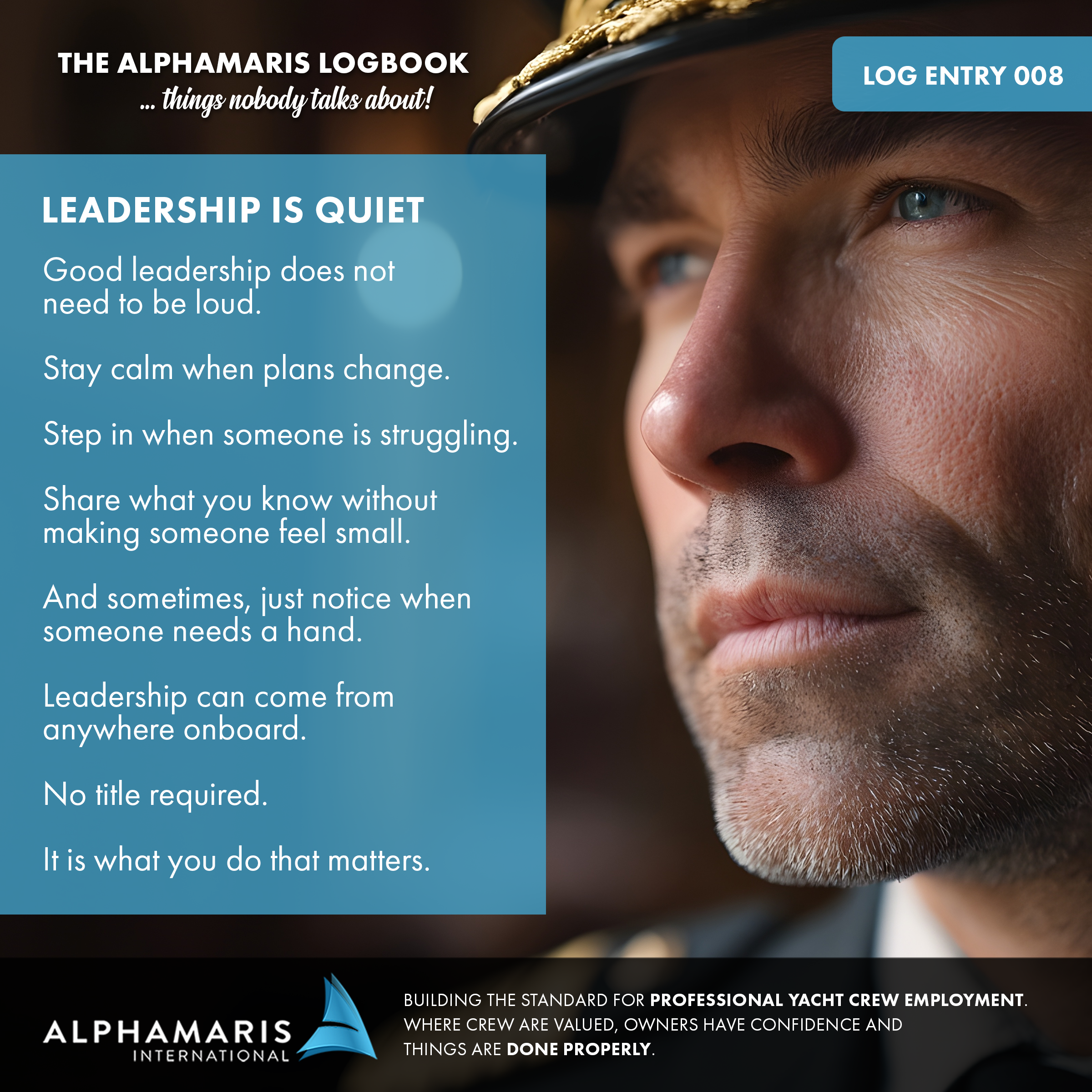 Leadership is quiet