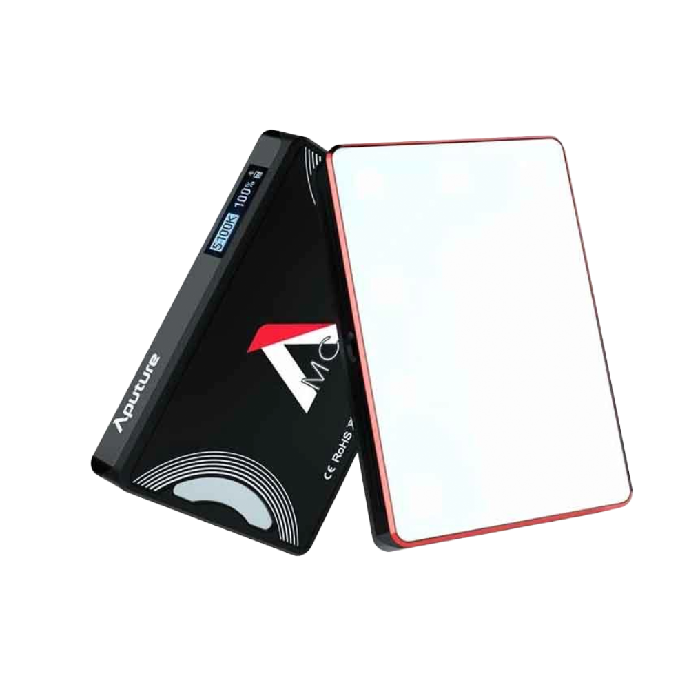 Two electronic devices, one labeled MCP and the other with a blank white surface, set against a black background.