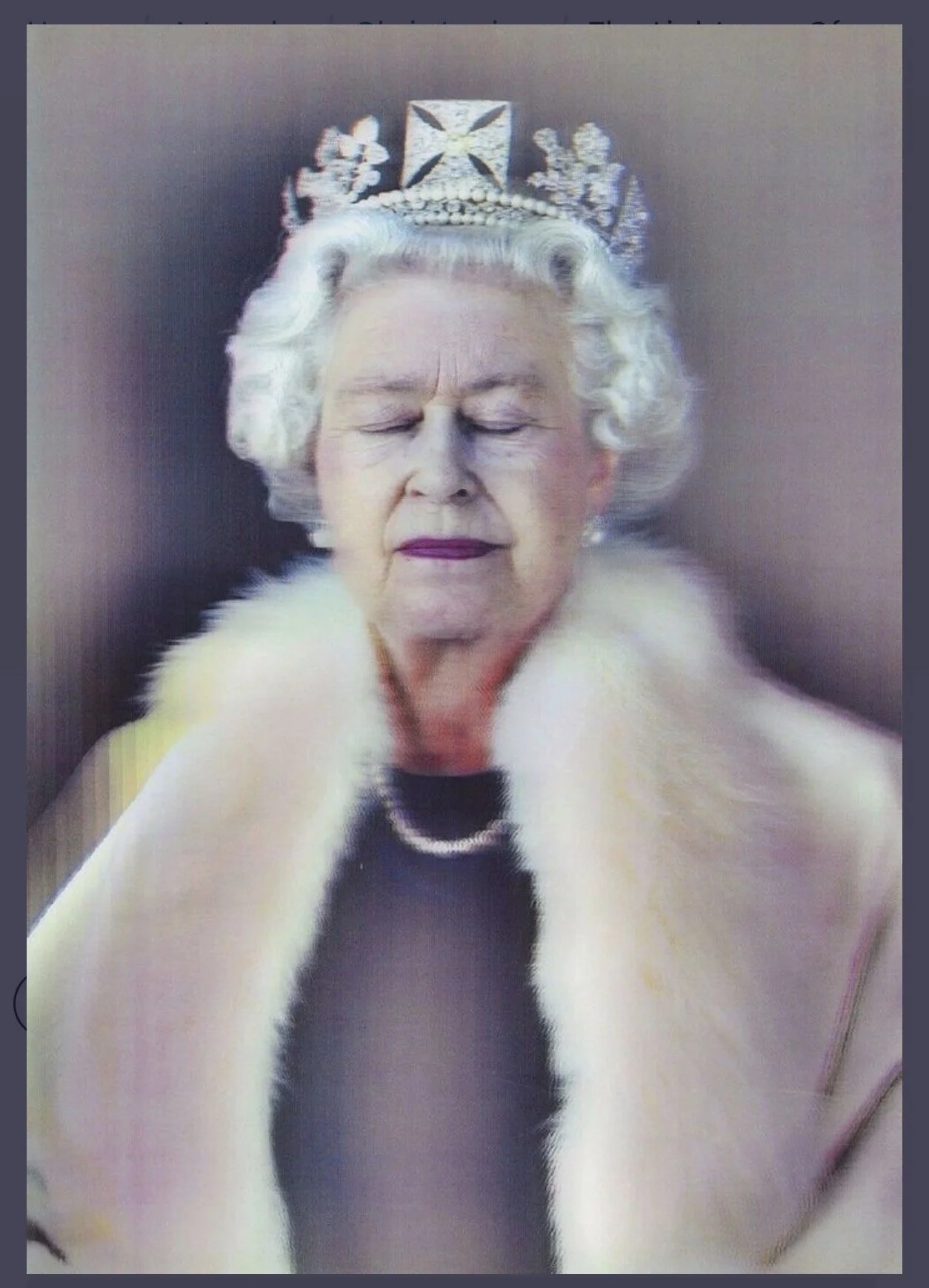 Portrait of The Queen by Chris Levine