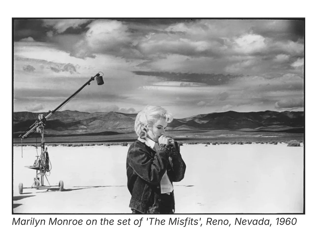 Portrait of Marilyn Monroe by Eve Arnold