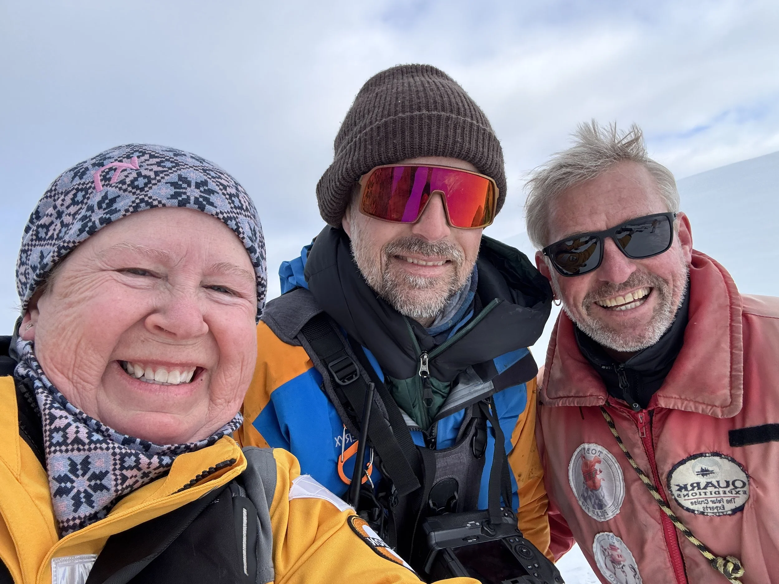 Jules with David Merron and Fabrice Genevois
